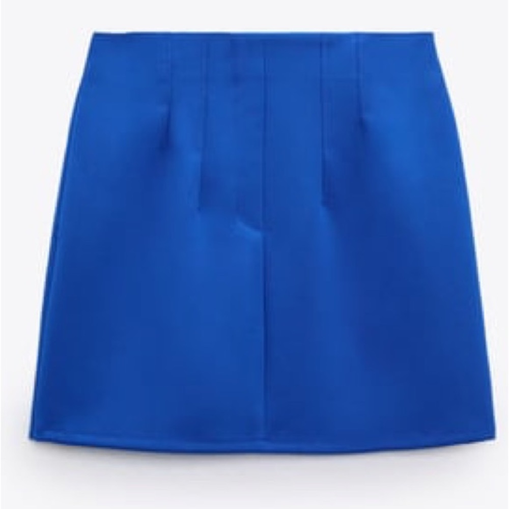 PRE-OWNED ZARA HIGH WAIST MINI SKIRT SIZE SMALL